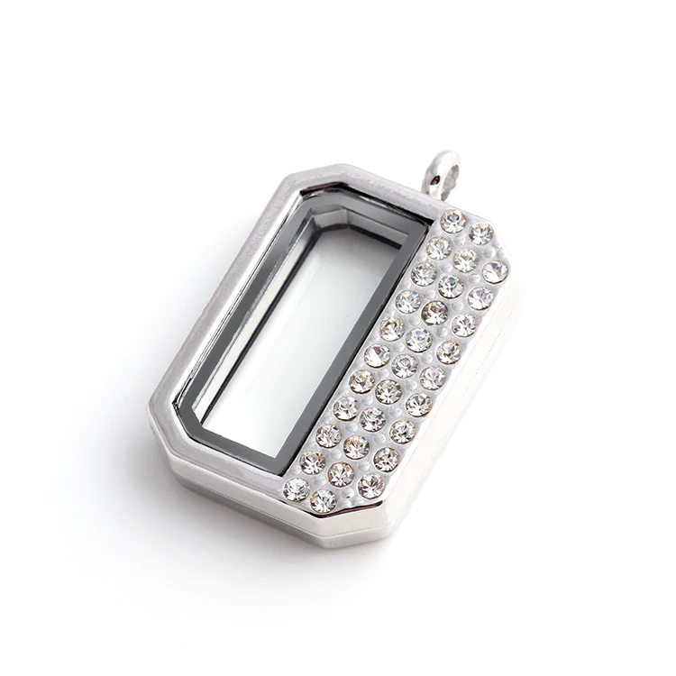 5 шт./лот Новое поступление подвеска медальон из полухрустального стекла с