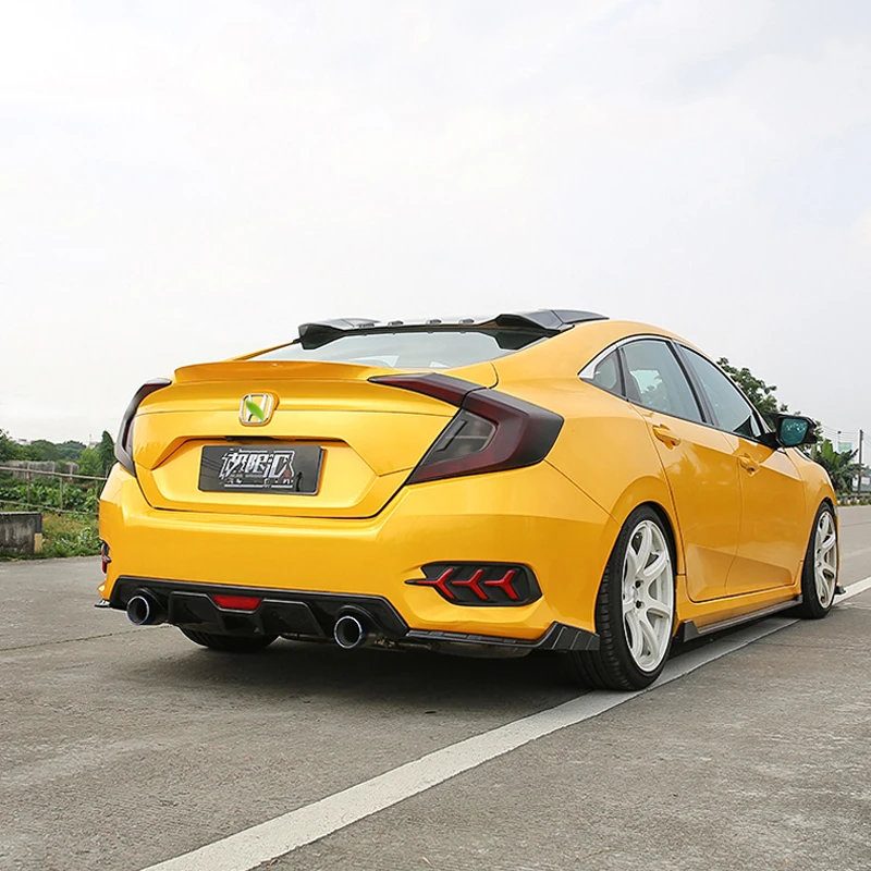 Авто часть АБС высококачественный задний спойлер багажника Подходит для Honda Civic 4 двери