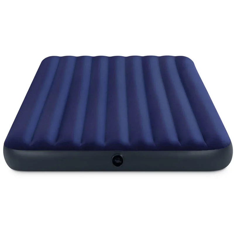 INTEX 68759 183*203*22 см 2-3 человек использовать Флокирование ультра воздушный матрас складной кровать пляж надувной мат с электрическим насосом