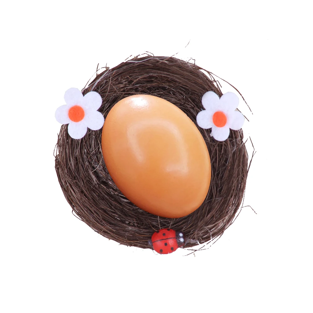Hoomall 4 шт. искусственное гнездо пасхальные для дома садовые украшения мини