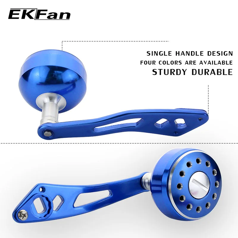 EKFan 90mm 8*5mm Fishing Reel Rocker Aluminum Alloy Double Orifice Handle for Baitcasting Tackle Tools | Спорт и развлечения