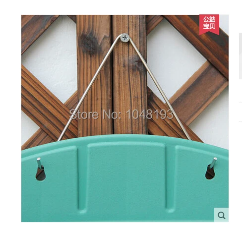 Крючок V из нержавеющей стали для садоводства настенный цветочный горшок дома