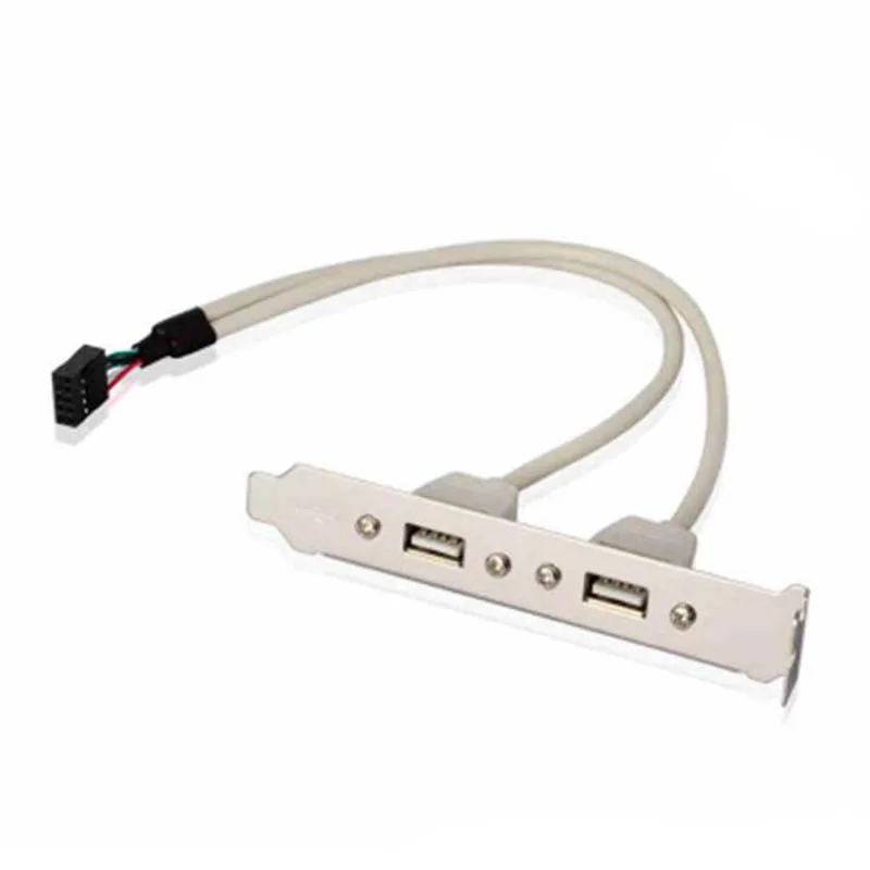 5 шт. Компьютерные Шасси Немного PCI USB 2.0 Перегородки Разъем Адаптера Задние