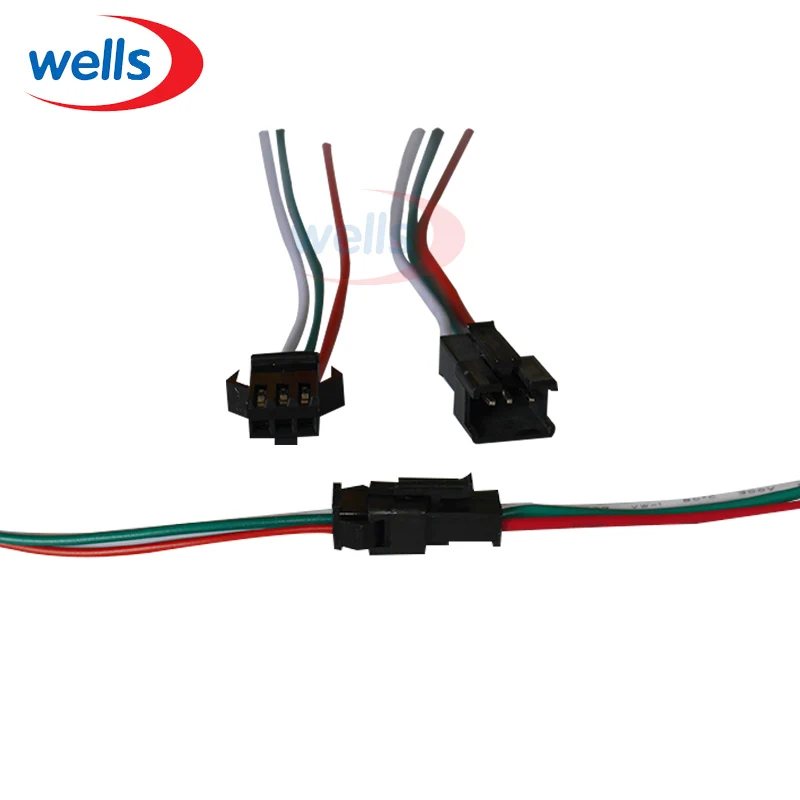 20 пар 2 контакта 3 4 5 контактов разъемы JST SM для светодиодной ленты WS2812B WS2811 WS2812