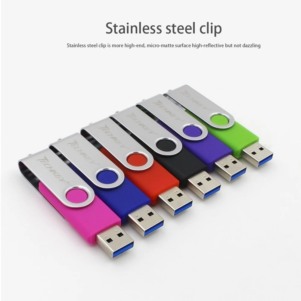 Новый OTG usb 3 0 флеш накопитель TECHKEY Флешка 8 ГБ 16 32 64 Гб memoria cel флешка u диск Подарок