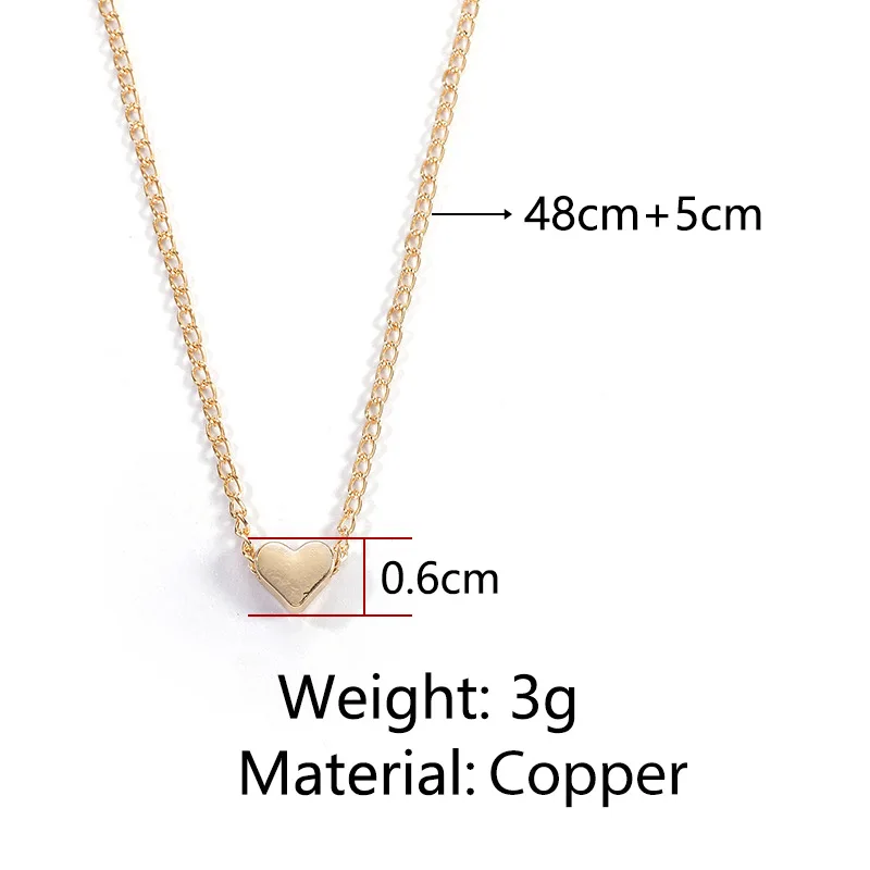 Мода Простой Любовь короткое ожерелье для женщин колье до ключиц Bijoux Femme