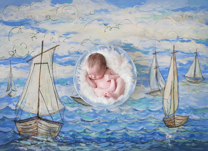 Mehofond фотография фон для фотографирования новорожденных с изображением