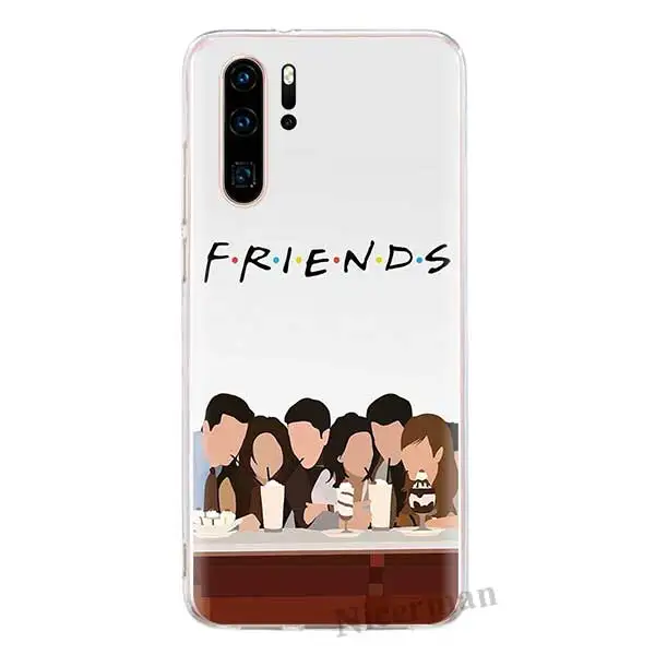 02 Мягкий чехол из ТПУ для huawei P30 P20 Pro P30 P20 Lite P10 P9 Lite P Smart Plus Friends tv дверь прозрачный силиконовый чехол - Цвет: 02