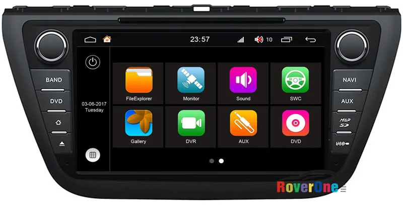 For Suzuki Cross SX4 S-Cross Android 7.1 Autoradio Car DVD Radio Stereo GPS Navigation Sat Navi Bluetooth Media Player S190 | Автомобили и