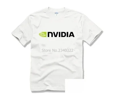 IT geek компьютерная графика логотип NVIDIA футболка с короткими рукавами Новая