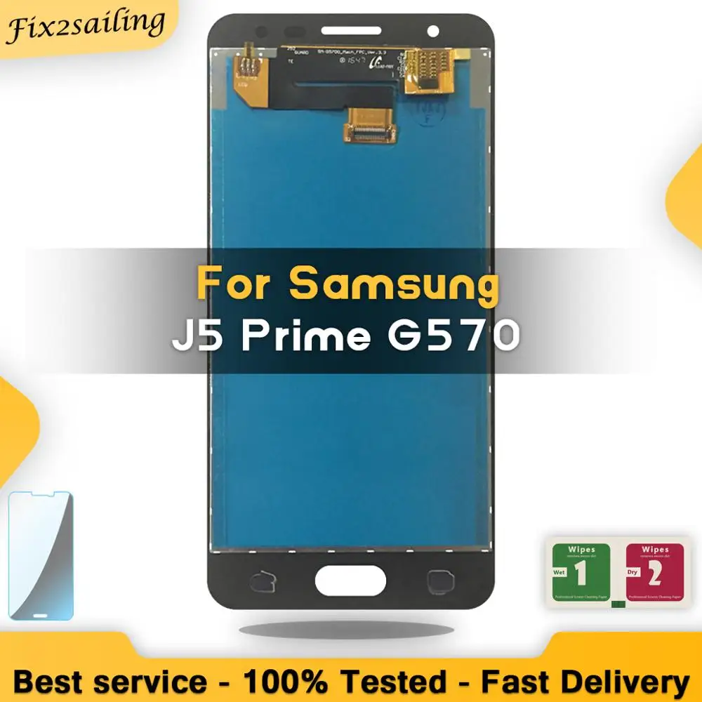 ЖК-дисплей для Samsung Galaxy J5 Prime AMOLED сенсорный экран J5P G570 G570F G570K G570L сменный