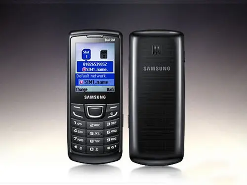 Оригинальный разблокированный samsung E2152 функция телефона 2 0 дюйм(ов) 0.3MP FM радио