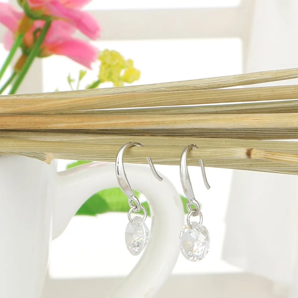 Manxiuni брендовые Изящные AAA + круглые кубические циркониевые ювелирные изделия