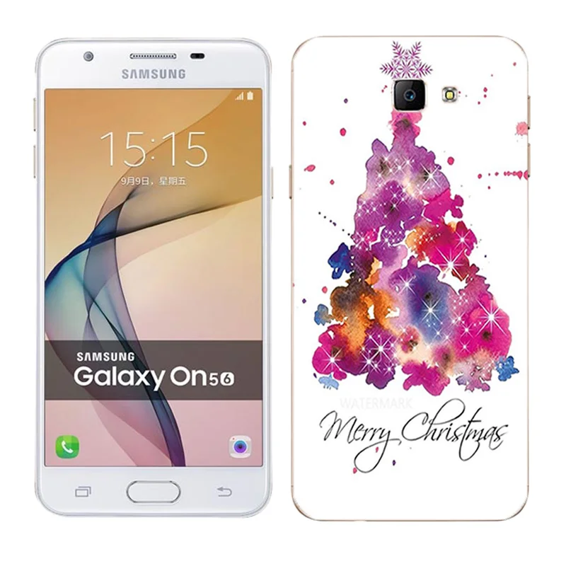 Для Samsung Galaxy J5 Prime on5 2016 чехол силиконовый мягкий TPU X'mas Day Painted 5 0 &quotдля Duos G570F |