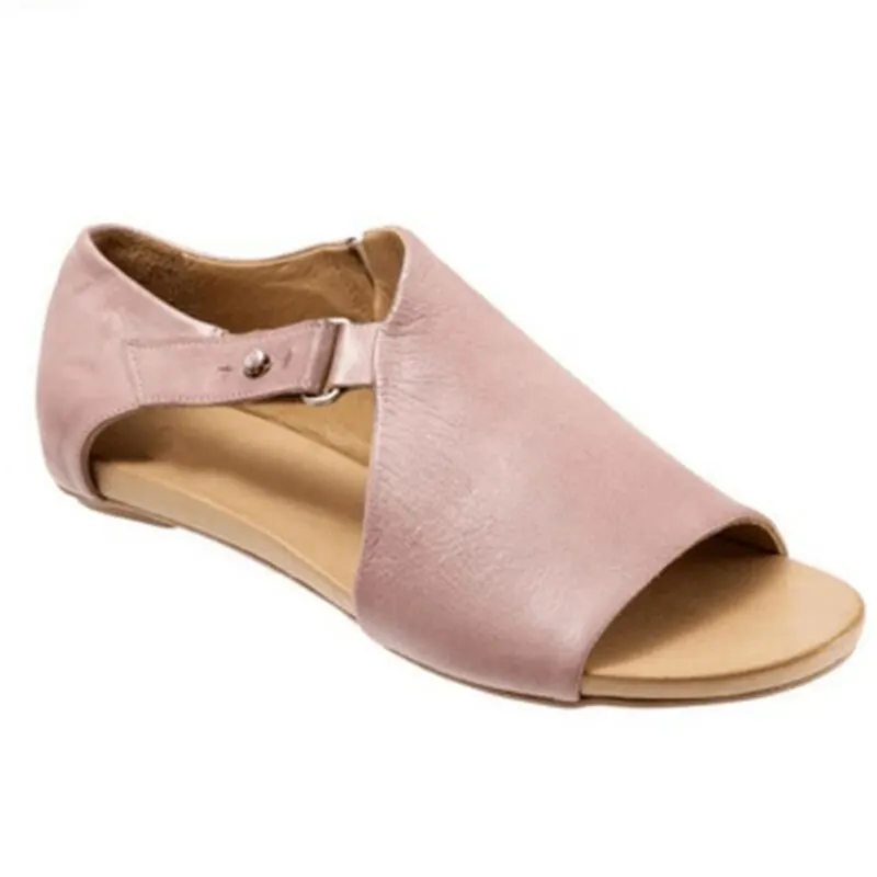 MoneRffi/кожаные женские сандалии для мам с мягкой подошвой Модные открытым носком