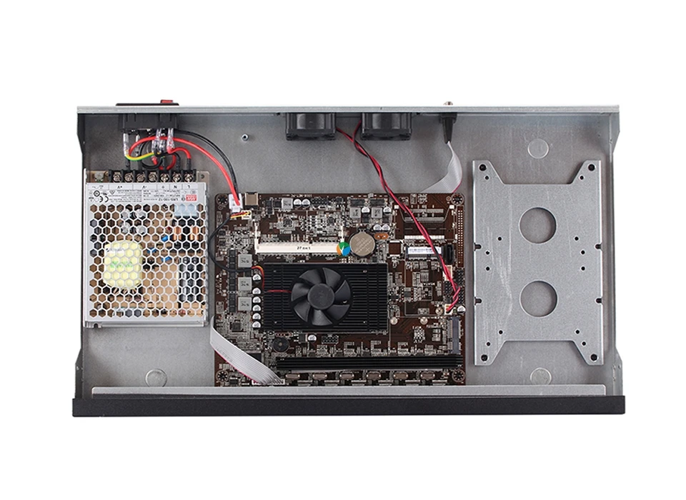 Причастником сетевой сервер брандмауэр маршрутизатор barebone 1U с Celeron 2117U 1037U поддержка ROS Mikrotik PFSense