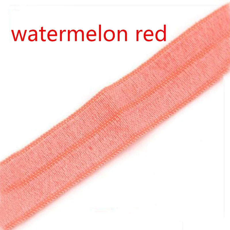 watermelon red 1,5 см широкий эластичный кант Пояс Нижнее белье лента нижнее белье, эластичная лента ткань окантовка полоса спортивная лента для нижнего белья 100 см/лот - Цвет: watermelon red