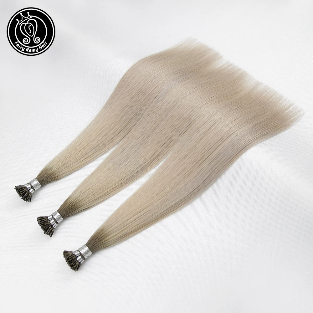 Фея Remy волосы 0 8 г/локон 16 дюймов Кератин I Tip для наращивания Balayage европейские