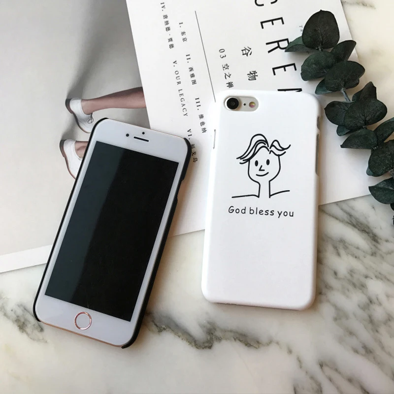 Jiban граффити ручной росписью мультфильм телефона чехол для iPhone 5S 5SE 6 S 7 Plus 8 плюс