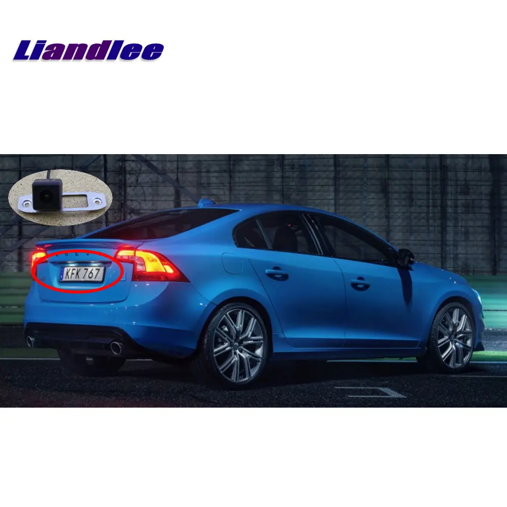 Liandlee для Volvo S60 S60L 2013-2018 Автомобильная камера заднего вида парковочная HD CCD ночное