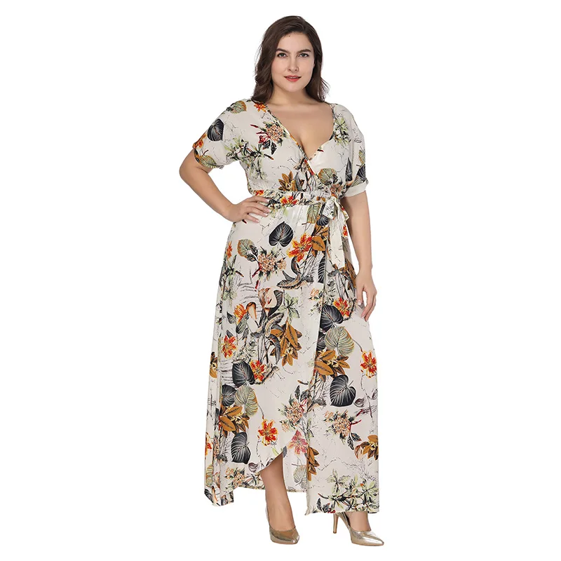 Женское элегантное сексуальное длинное платье модель 2018 года женское богемное