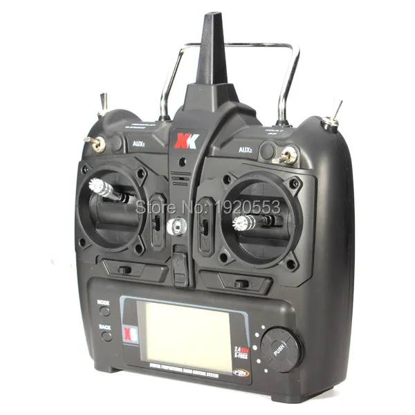 Передатчик/контроллер FUTABA Wltoys XK.2.X6.001 X6 запасные части для вертолета XK K100 K110 K120 K123