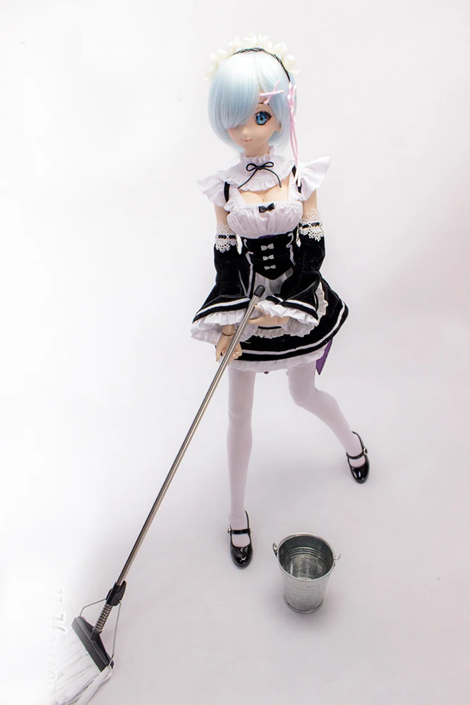 Косплей Костюм служанки Rem/Ram для шарнирных кукол BJD SD DD DDL 1/3|Куклы| |