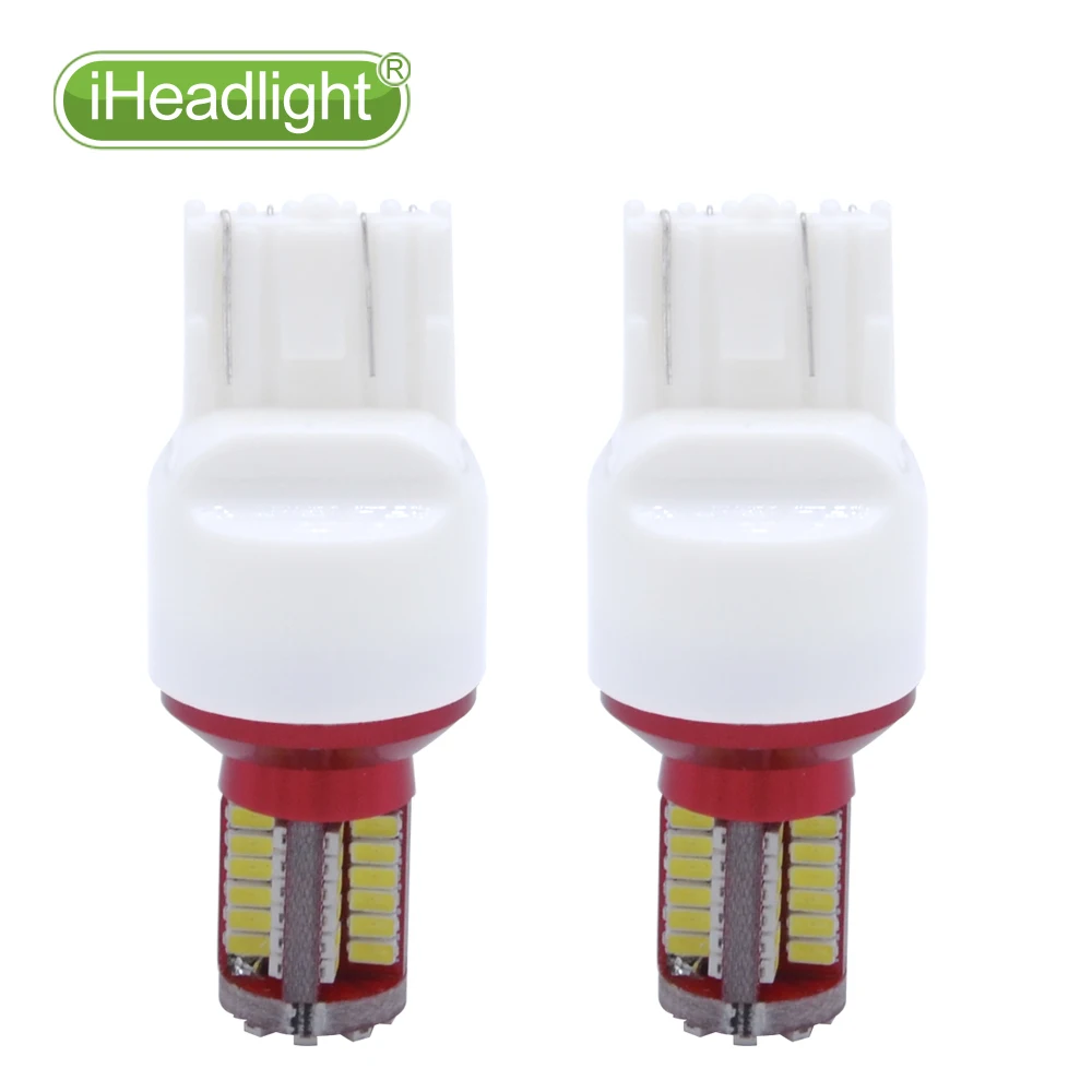 2 шт. супер яркий T20 7443 580 W21/5 Вт 57SMD светодиодный автомобильный стоп сигнал