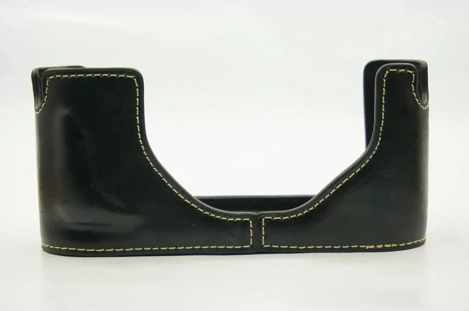 PU Leather Camera Bag for Leica M8 M9 MM ME camera case Half Case + Wrist strap | Электроника