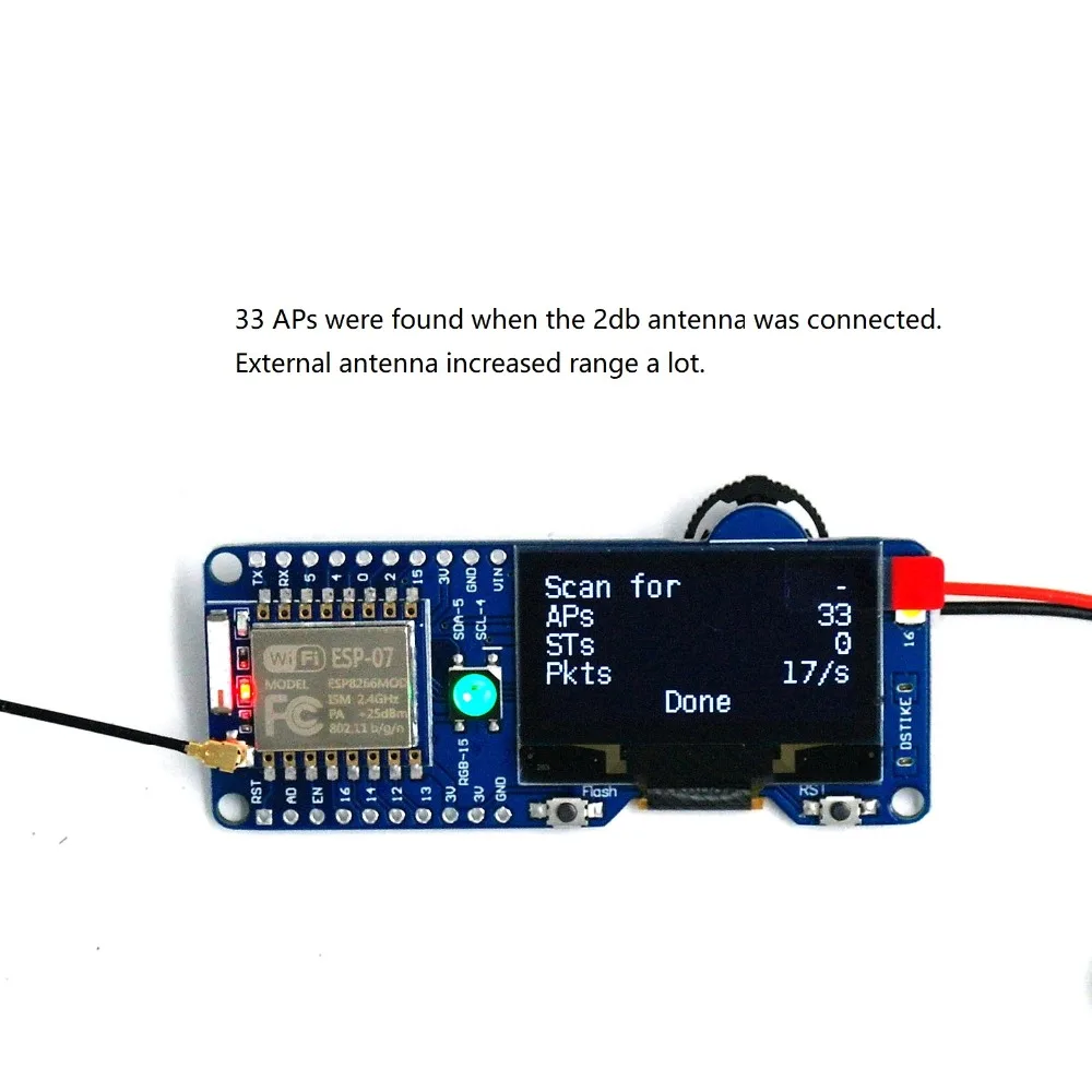 DSTIKE WiFi Deauther MiNi ESP8266 OLED