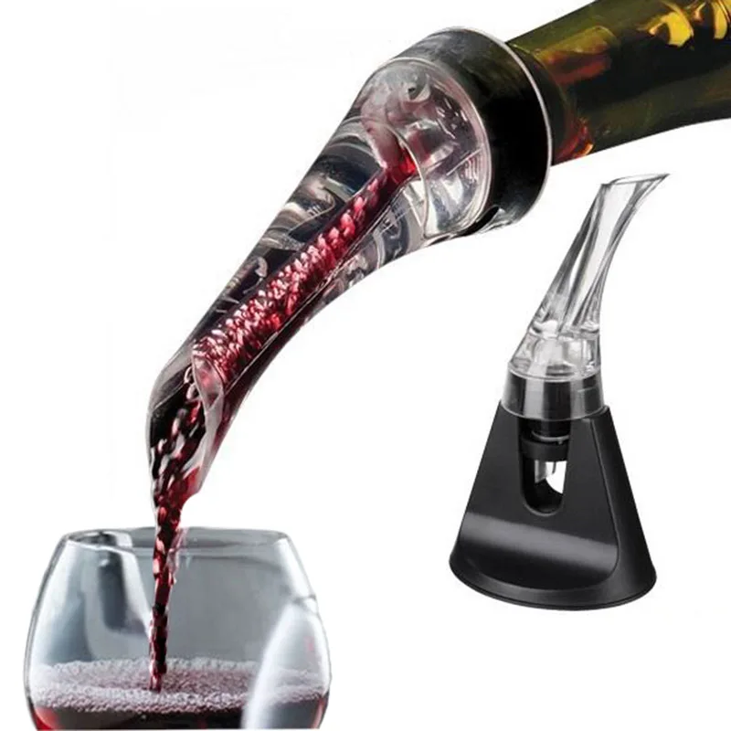 High Quality Bottle Aerating Pourer Decanter Quick Wine Mini Travel Aerator Essential Set VE | Дом и сад