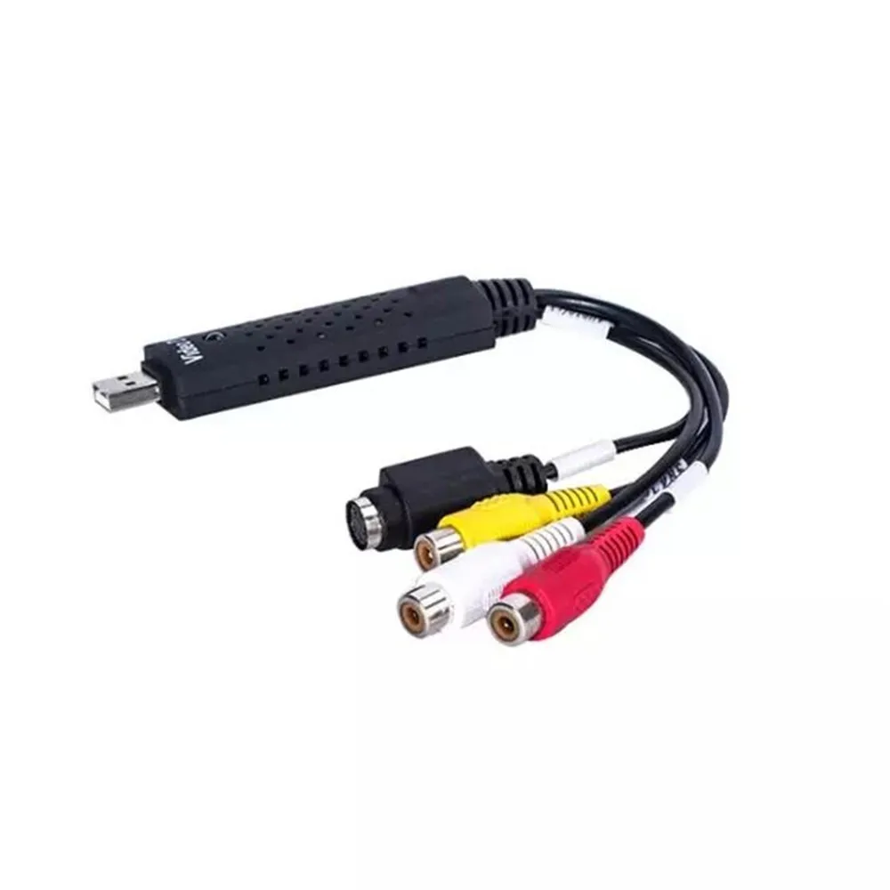 Видеозаписывающая карта тв-тюнер Видеомагнитофон DVD AV аудио USB 2 0 конвертер Easycap