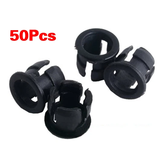 

KSOL 50 5mm Black Plastic LED Holder Case Clip Display Panel