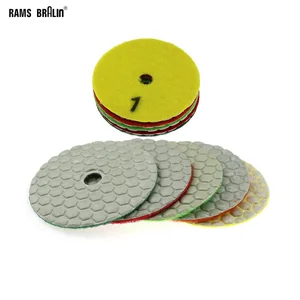 5 шт. 3 дюйма Сухой Алмазный гибкий шлифовальный диск для бетонного камня, полировка пола, ремонт