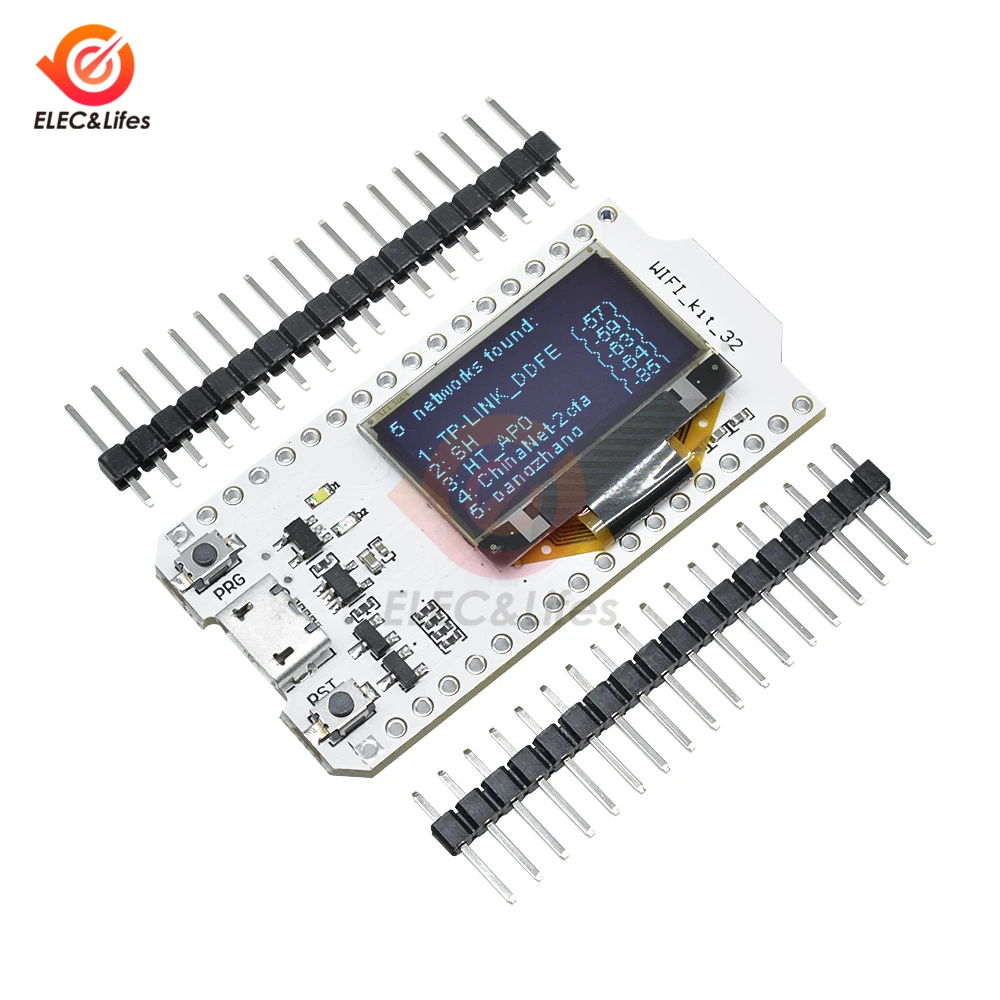 Макетная плата CP2102 ESP32 с поддержкой Wi Fi и Bluetooth для Arduino 0 96 дюйма|Детали аксессуары