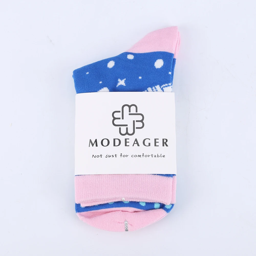 Хлопковые женские носки Modeager в японском стиле милые Харадзюку с мультяшным