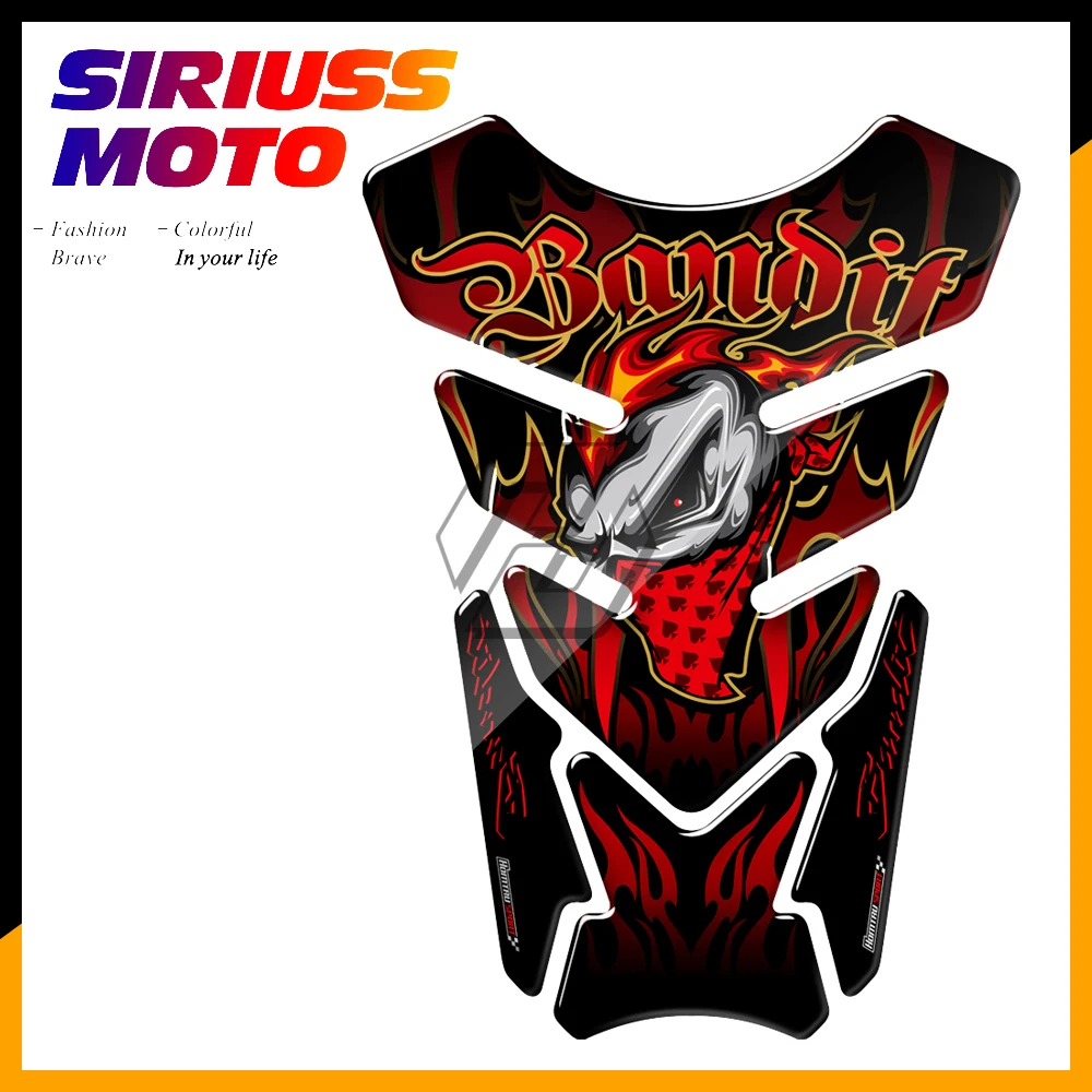 Universal 3D Motorcycle Tank Pad Gel Protector Sticker Bandit Tankpad Case for Suzuki Bandit 600 650 1200 1250 T
