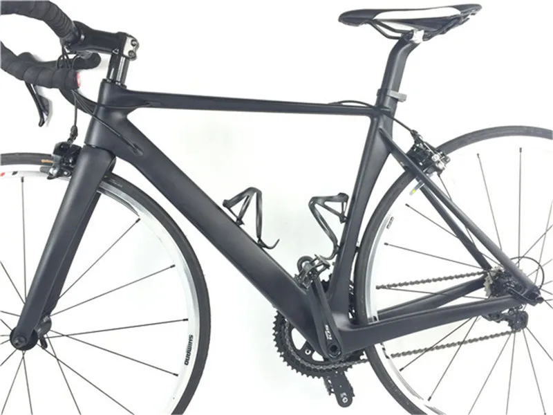 Полный углеродного волокна шоссейные велосипеды UD Carbono Frameset SH1MANO RS11 колеса
