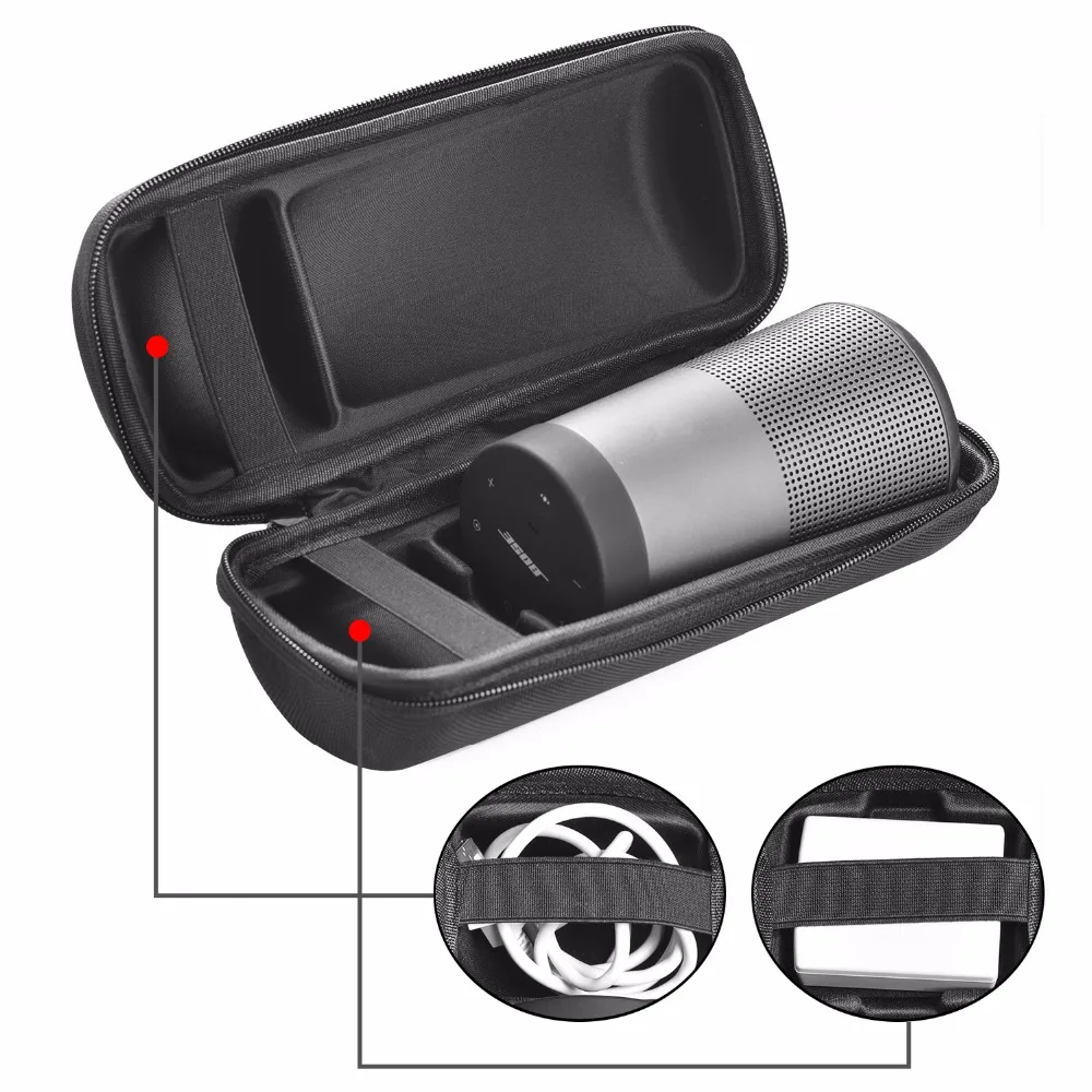 Bluetooth-динамик для Bose Soundlink вращающийся чехол из искусственной кожи защитный