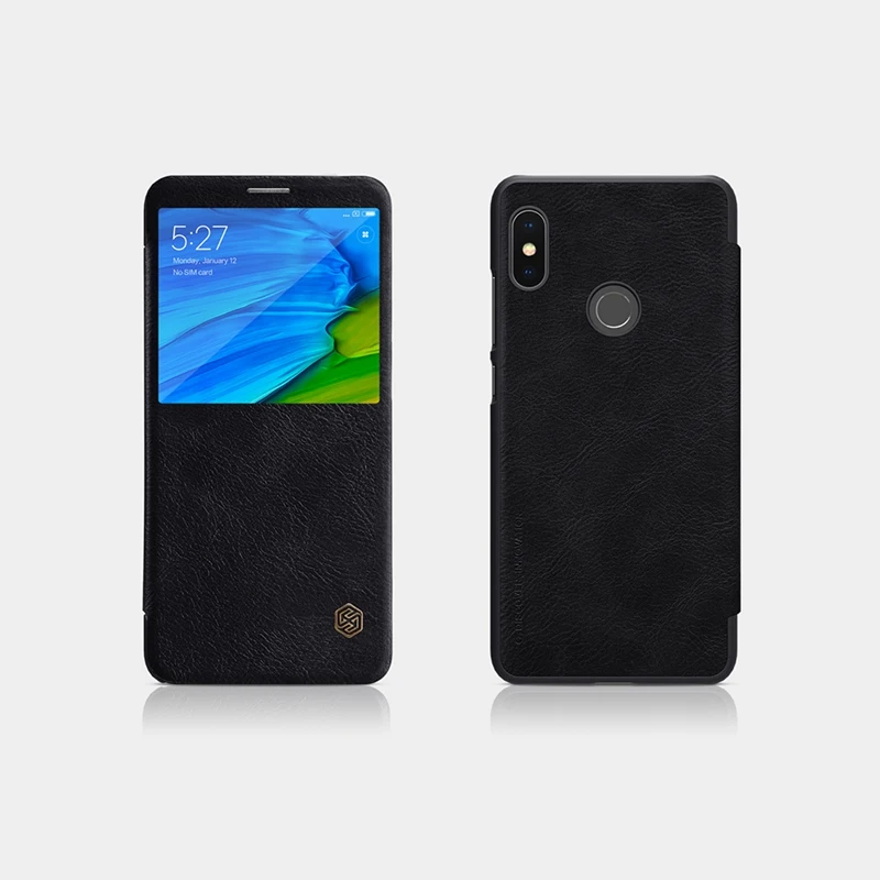 Чехол NILLKIN для Redmi Note 5 Pro, чехол с умным окошком из искусственной кожи чехол для Xiaomi Redmi Note 5Pro, защитный чехол