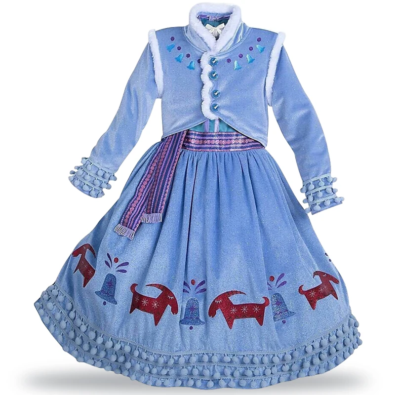Детское платье принцессы Анна Эльза для девочек|princess cosplay|elsa dress cosplaydress cosplay |