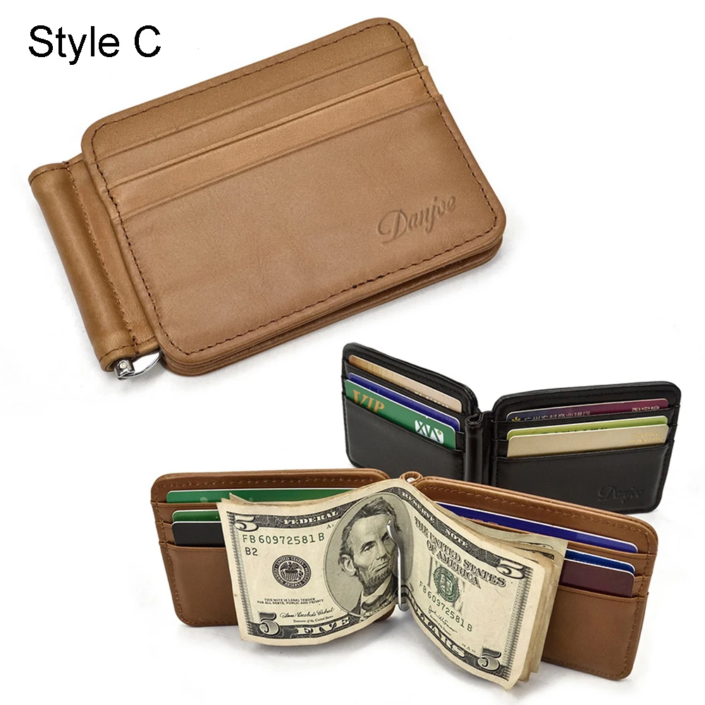 Кошелек мужской/женский из натуральной коровьей кожи с RFID-блокировкой | Багаж и