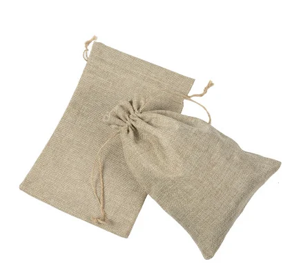 20pcs small sack to wrap a Gift Candy Bags Wedding Party Favor Pouch Birthday Supplies Drawstrings Jute | Дом и сад