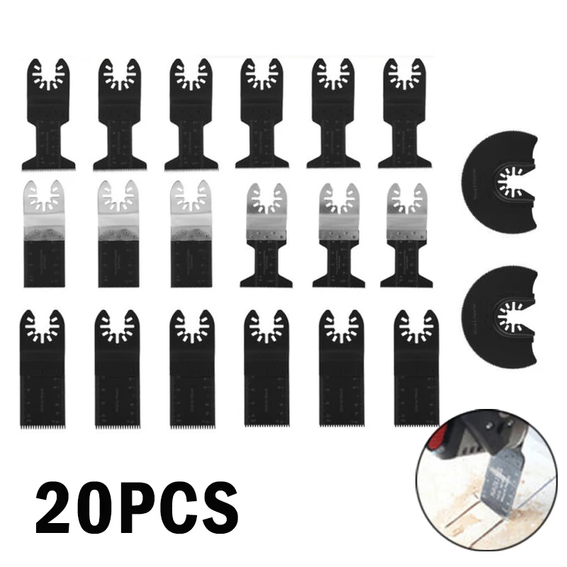 20 шт./компл. Осциллирующий мульти инструмент пилы лезвия для Fein Multimaster Makita резьба