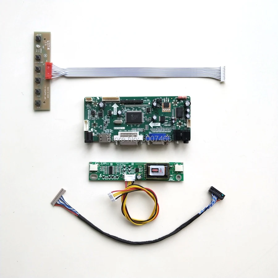 Для M150XN07 V5 V9 LVDS 20-контактный разъем с холодным катодом(CCFL) HDMI+ VGA+ DVI 1" 1024*768 ЖК-дисплей панель контрольно-измерительного устройства" M ". NT68676 экран контроллер привода доска DIY kit