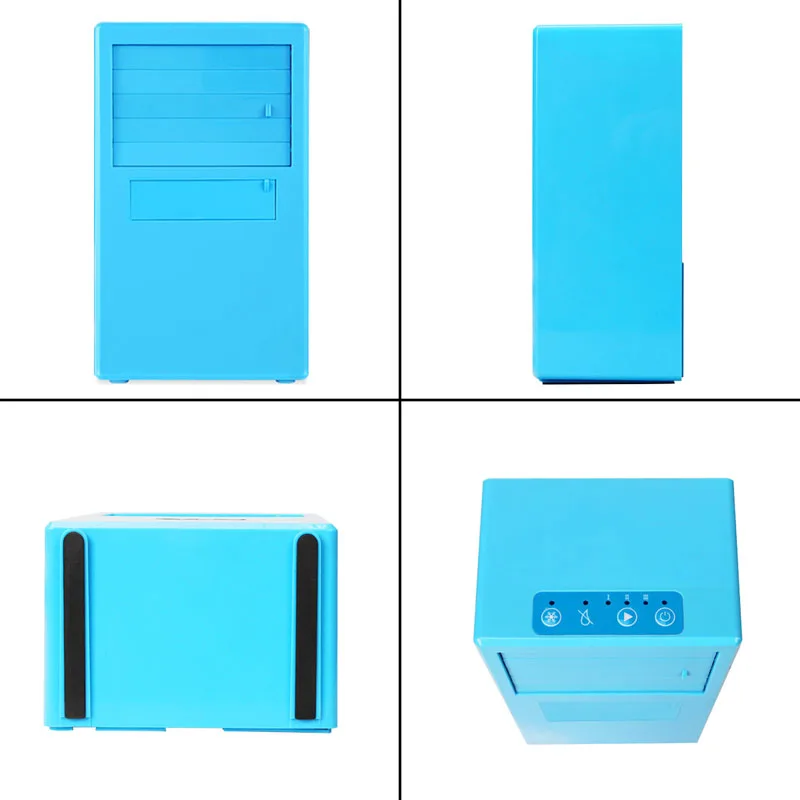 

New Convenient Mini Cooler Humidifier 9.5 Inch Portable Air Conditioner Personal Misting Fan Table Desktop HY99