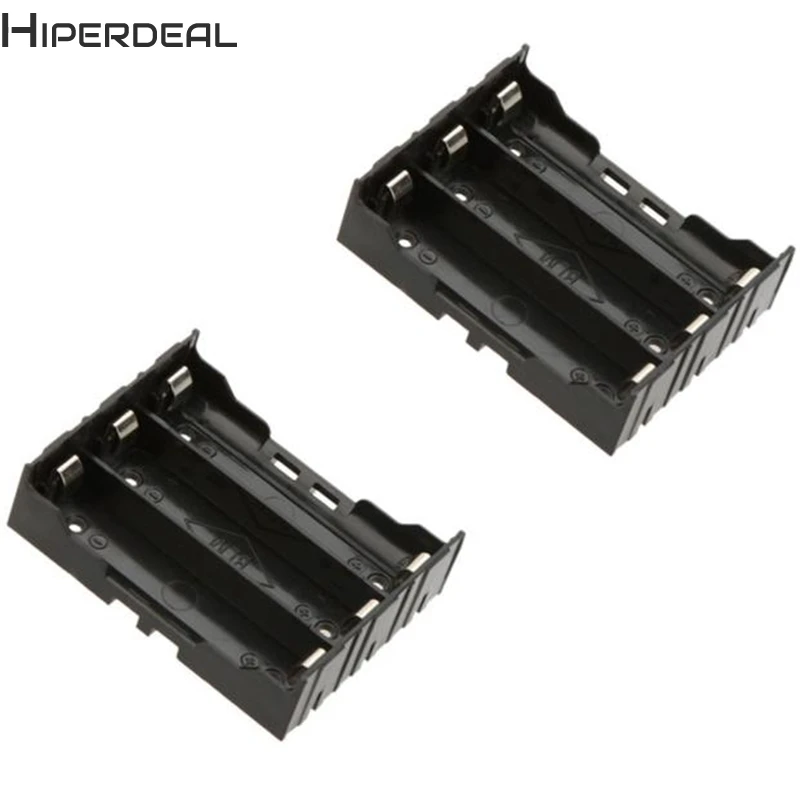 Черный ящик для хранения DIY чехол 3X18650 3 7 В аккумуляторных батарей 18650 блок питания
