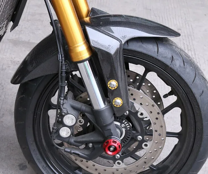 Защитное стекло для мотоцикла Yamaha MT09 углеродное волокно переднее крыло