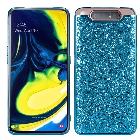 6 Чехол для samsung Galaxy A80 чехол A80 с сияющими блестками и пайетками для samsung A10 A20 A30 A40 A50 A60 A70 M10 M20 note 8, 9, 10 - Цвет: 6