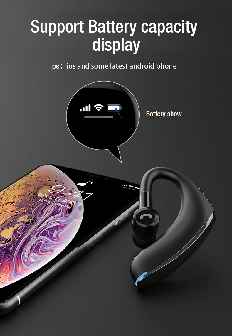 LYMOC Graphene 5,0 Bluetooth наушники беспроводные гарнитуры Nosice шумоподавление HD MIC Handsfree бизнес драйвер для iPhone Xiaomi